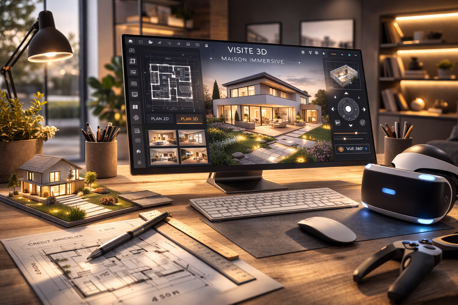 Vidéo 3D - Visite Maison Immersive